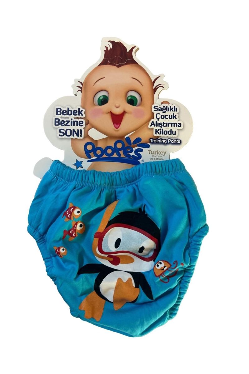 3'lü Alıştırma Külodu 3'lü (Sporcu Penguenler) · görsel 4