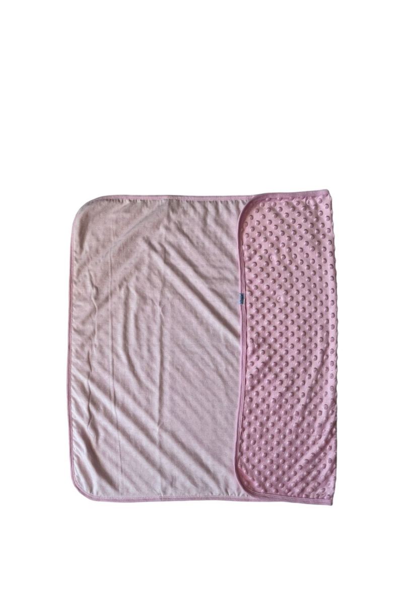 Bebe Nohut Battaniye Bebek Battaniyesi Cift Katlı Pembe · görsel 3