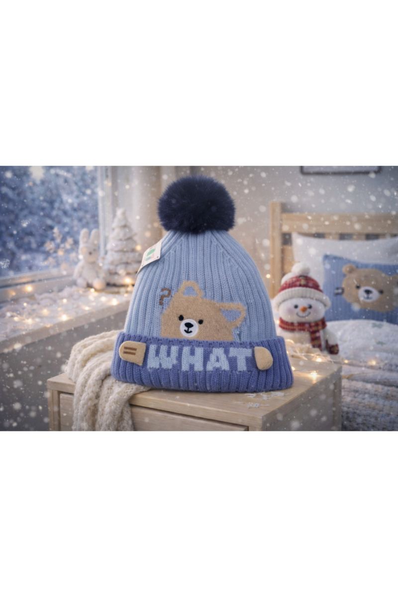 Bebek Çocuk Kışlık İçi Polar Bere - Şapka · görsel 3