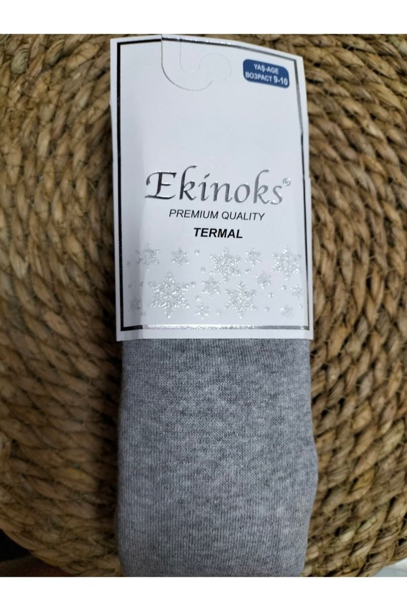 Çocuk Havlu Şardonlu Kışlık Polar Tek Renk Külotlu Çorap · görsel 2