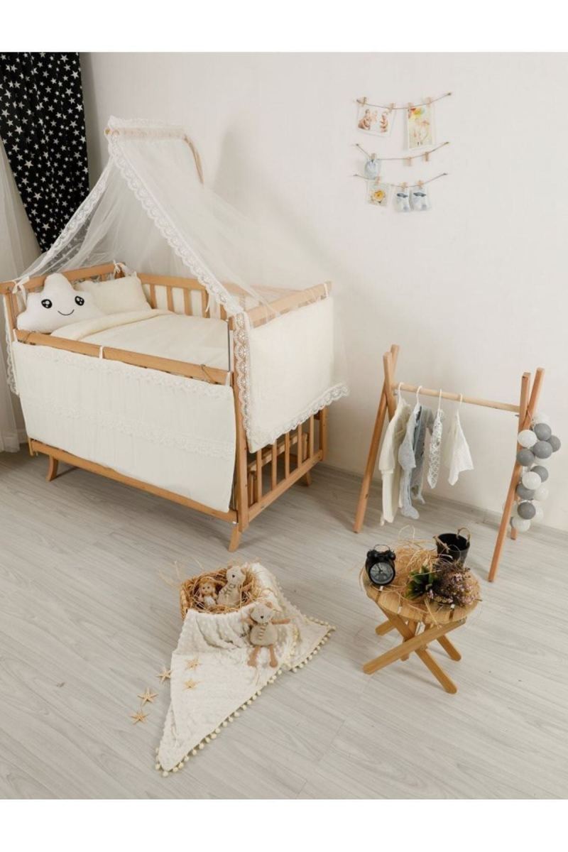 Çocuk Odası Ahşap Elbise Askılığı Montessori Askılık · görsel 3