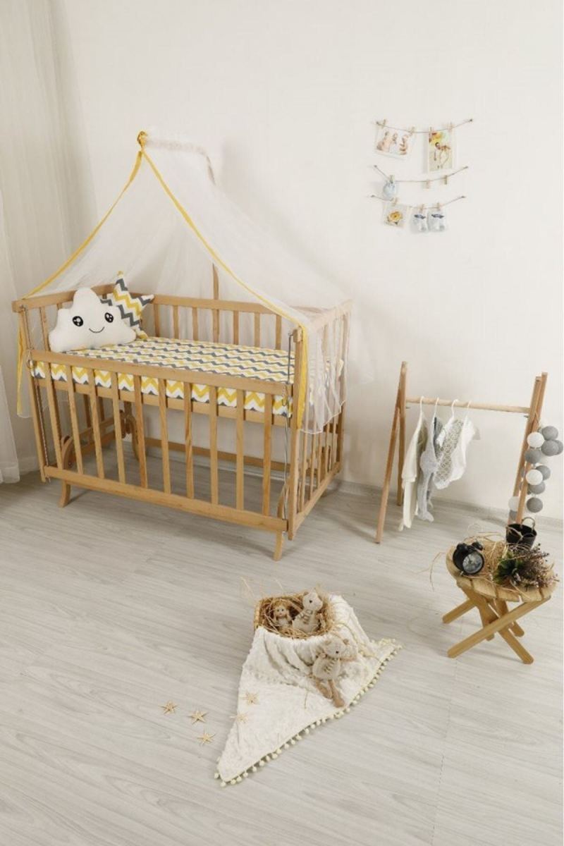 Çocuk Odası Ahşap Elbise Askılığı Montessori Askılık · görsel 4