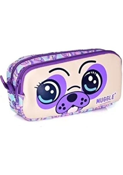Muggle 6962 Dog Mor 3’lü Okul Çantası Seti · görsel 4