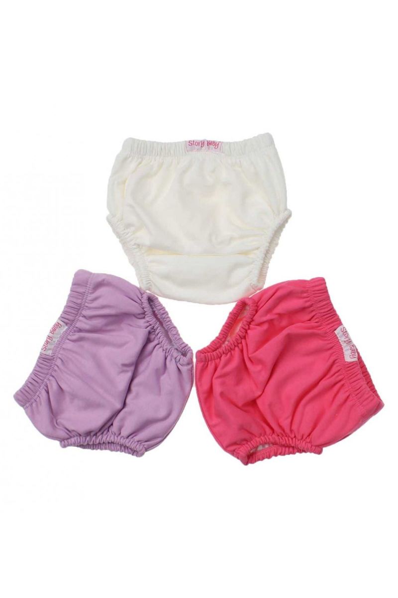 Kız Bebek Çocuk Desenli Sevimli 3 Lü Alıştırma Külodu  035-60155-003 · görsel 5