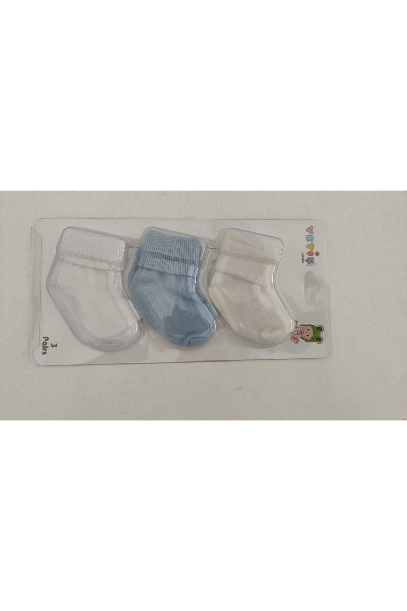 YENİDOĞAN ÇORAP 3LÜ SET · görsel 3