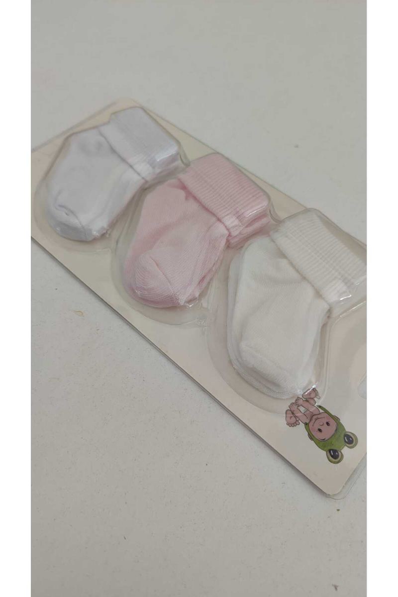 YENİDOĞAN ÇORAP 3LÜ SET · görsel 3